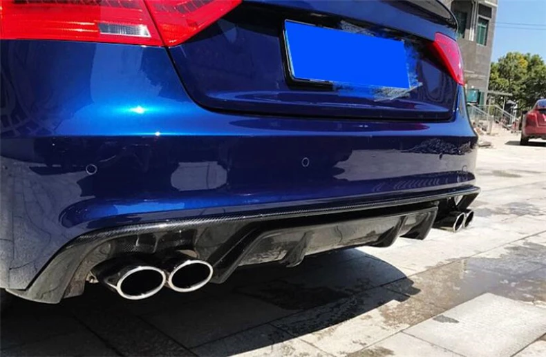 Углеродное волокно передний и задний бампер диффузор спойлер тело боковая юбка