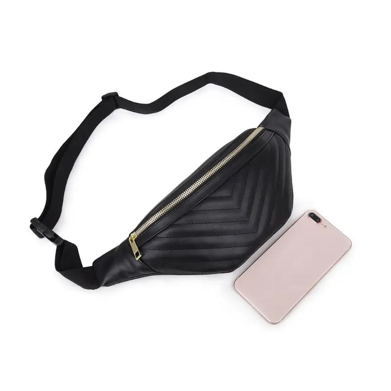 

Women Waist Bags PU Leather Belt Shoulder Bag Fanny Pack Crossbody Phone Pouch for Party Travel Hiking