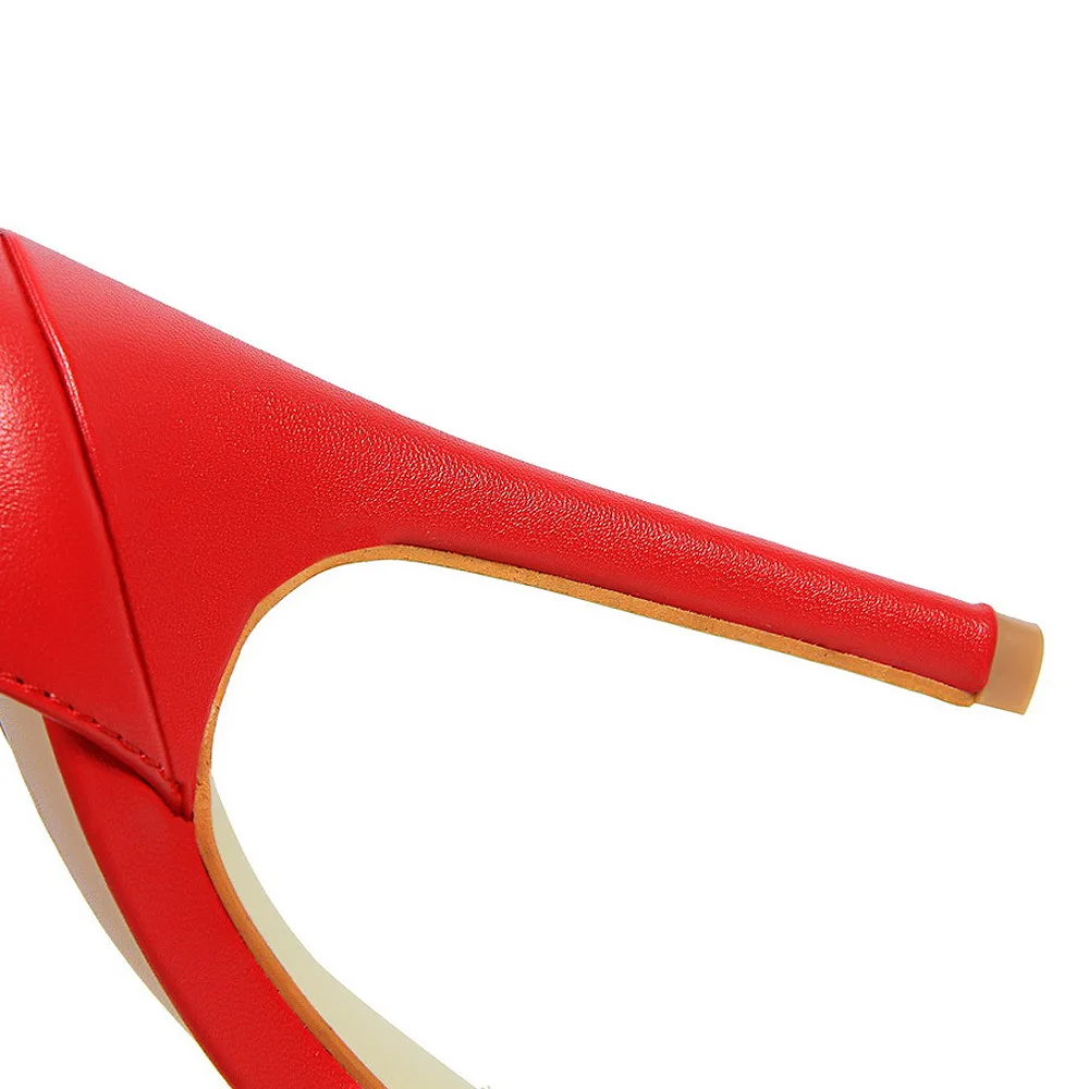 Женские Классические сандалии из мягкой кожи на высоком каблуке 11 см летние