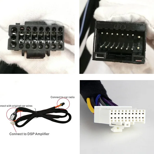 

YND Car DSP Amplifier ISO special-tail line socket for chevrolet new sail