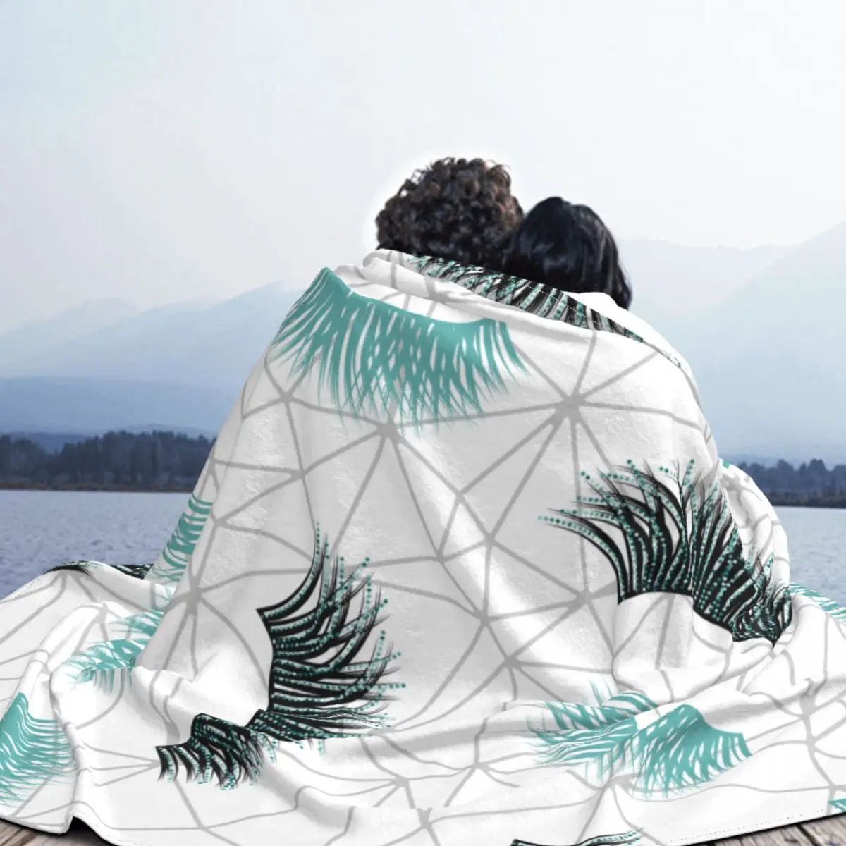 Thick Eyelash Blankets Flannel Winter Beautiful Eyes Breathable Lightweight Throw Blanket for Bedding Office Throws | Дом и сад
