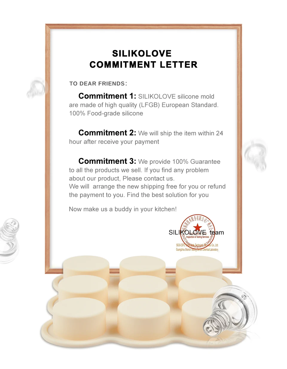 SILIKOLOVE 9 полости силиконовые формы для торта круглый мусс Пудинг ледяной лоток формы инструменты для украшения шоколадного торта 3d формы для выпечки