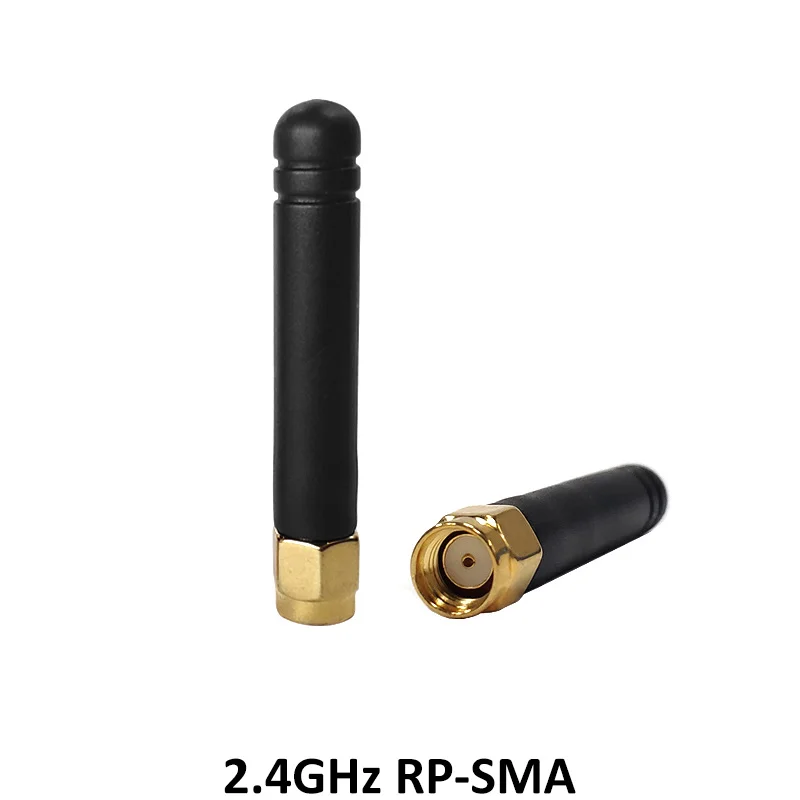 GRANDWISDOM 5pcs 2.4G antenna 2dbi sma female wlan wifi 2.4ghz antene pbx iot module router tp link signal receiver antena