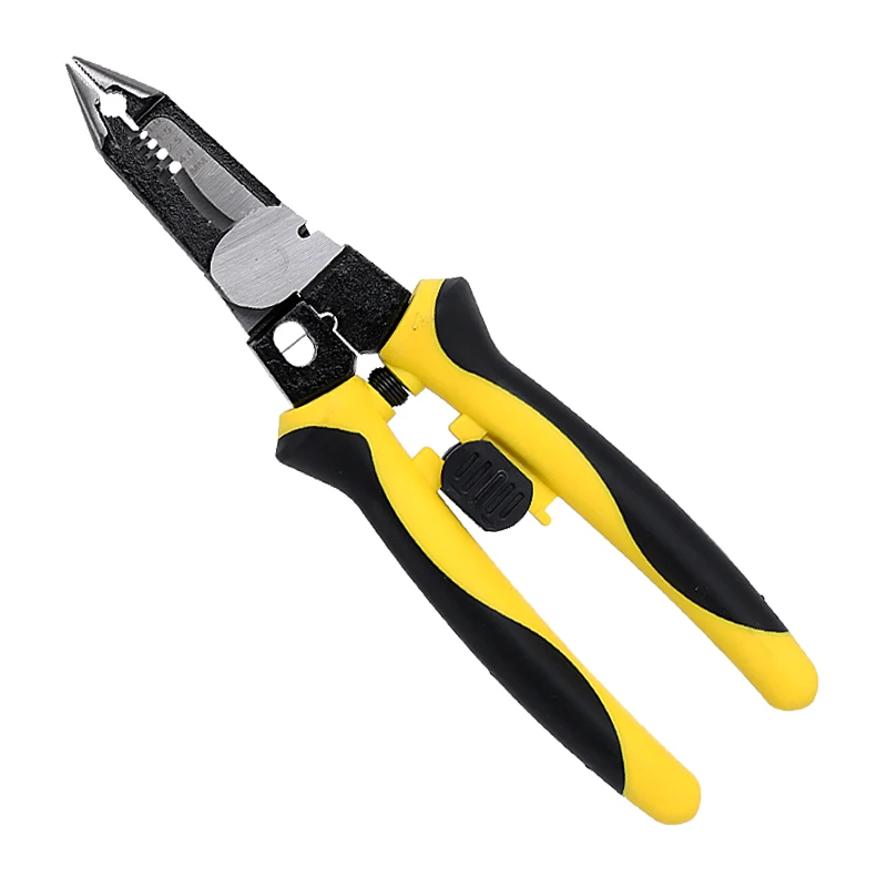 

JUNEFOR Multi-tool Crimping Pliers edc Electrician's Tools Wire Cutters Pliers Wire Stripper Hand Tool Clamping Crimper Stripper