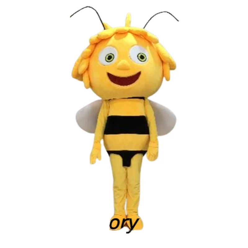

Yellow Bee Mascot Costume Suit Cosplay Party Game Dress Outfit Halloween Adult Mascot Costume Advertising Clothing