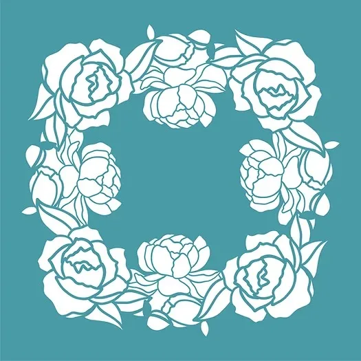 

Beautiful Wreath Stencil Scrapbook Diary Decoration Embossing Template DIY Greeting Card Handmade New Arrival 2021