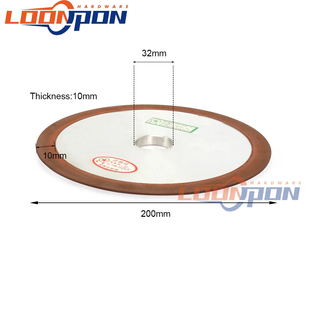 Алмазный шлифовальный круг станок для вольфрамовой стали точилка фрез 125/150/180/200