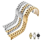 Браслет из нержавеющей стали для мужчин Citizen Enicar 18 мм 20 мм 22 мм кривой конец стальной ремешок с складной пряжкой