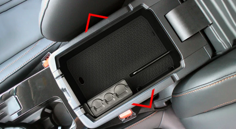 Car Armrest Box Central Storage Tray Container Box Holder Cover For Mitsubishi Eclipse Cross Automatic Transmission