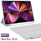 Магнитный флип-чехол для 2021 iPad Pro 12,9 кожаный чехол с ручкой слот для Apple iPad pro 12,9 5th generation раскладной стенд чехол