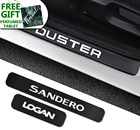 Наклейки на пороги автомобиля для Renault, Dacia, Duster, Logan, Sandero, 4 шт.