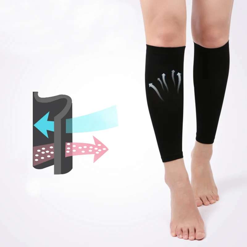 Компрессионные эластичные чулки для улучшения кровообращения модные унисекс с