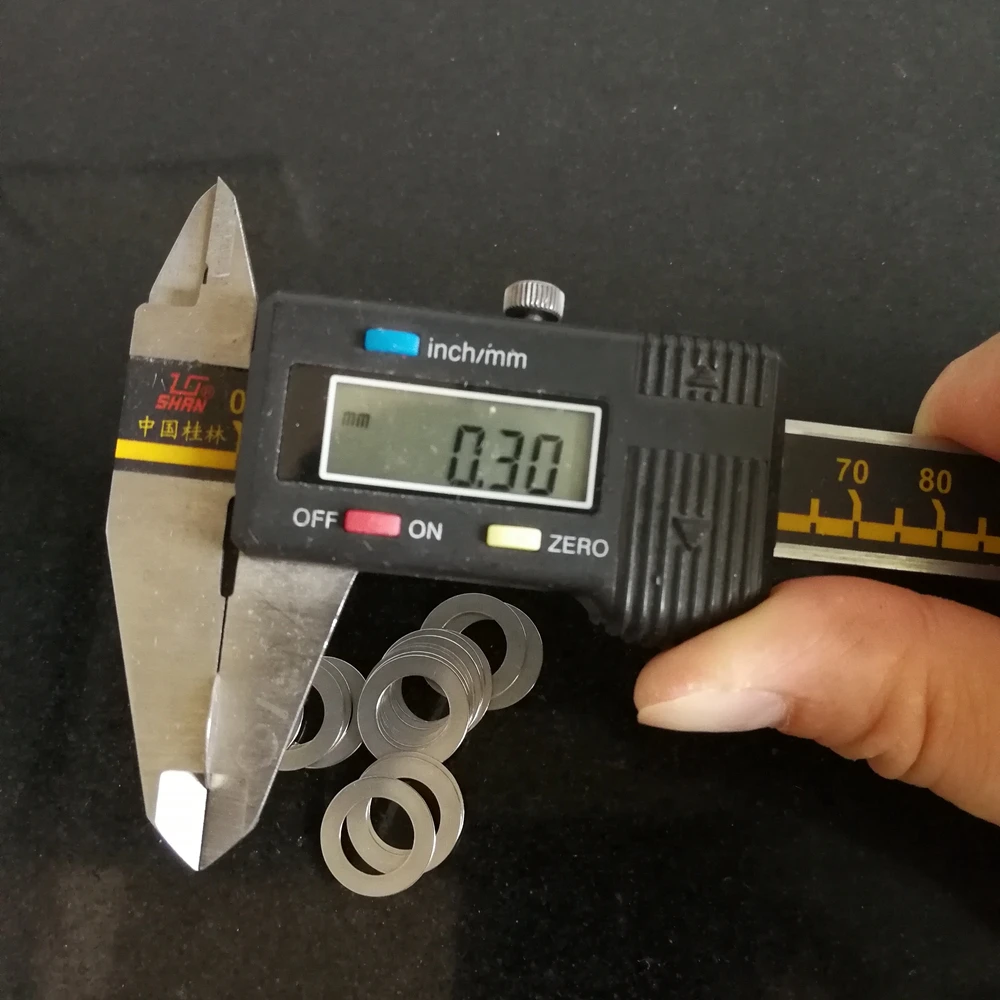 Толщина 0 3 мм нержавеющая сталь плоская шайба ультра тонкая прокладка высокой