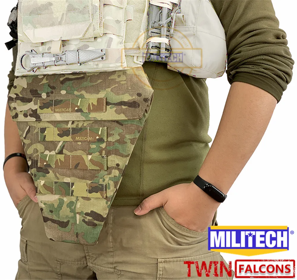 MILITECH twinfalcon TW 500D Delustered Cordura тактическая Groin защита MV нижний живот платформа сумка