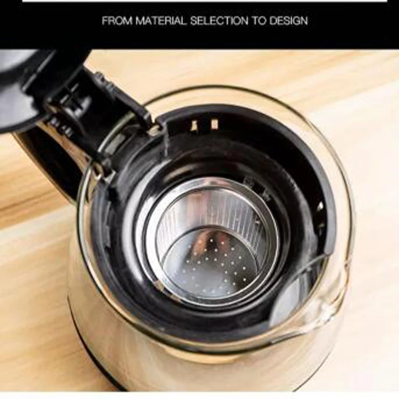 Термостойкий стеклянный чайник с фильтром для заварки Китайский кунг фу Пуэр