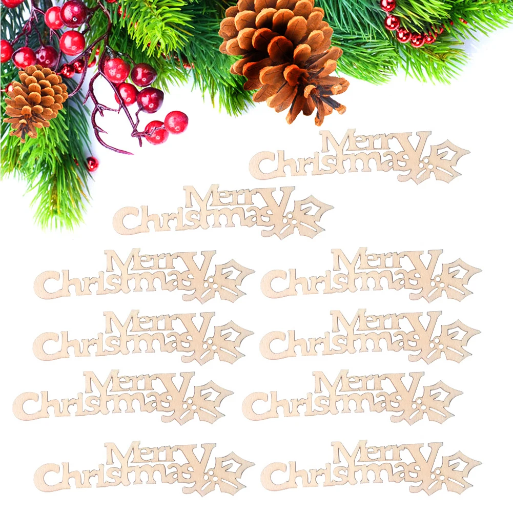 10 шт. деревянная нарезка для декора Детские буквы домашнего шитья подарок ручной