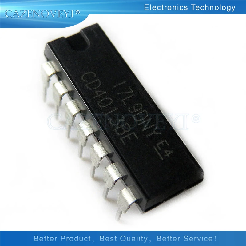 10 шт./лот CD4013BE CD4013BP CD4013 DIP 14 на складе|Интегральные схемы| |