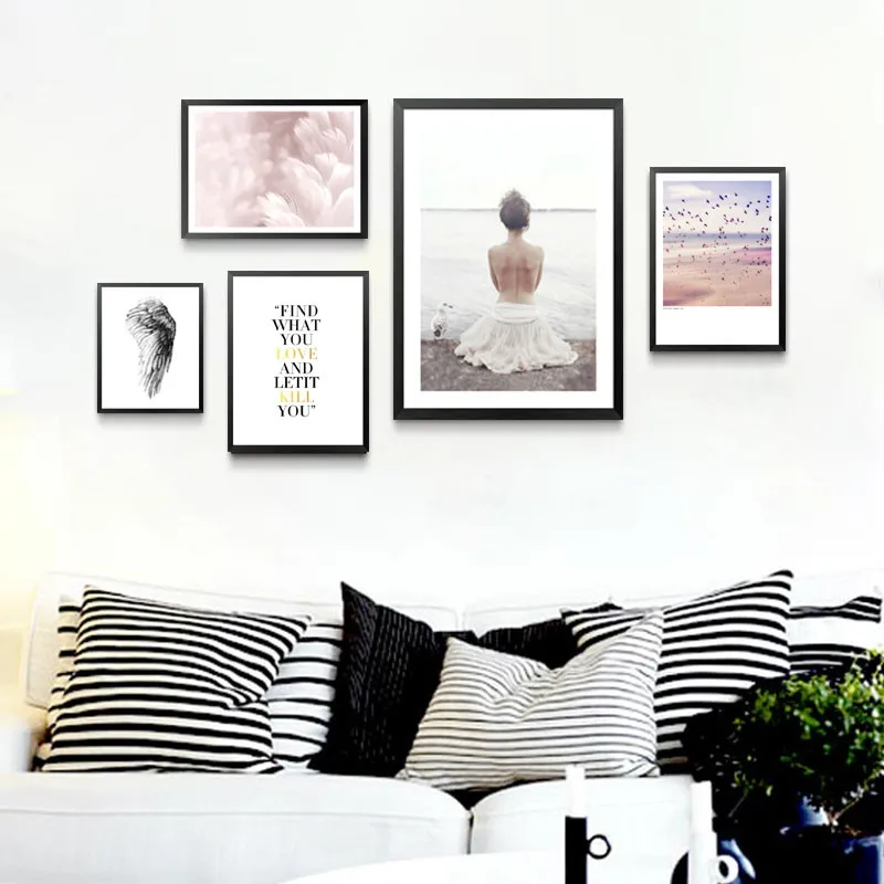 Постеры и принты скандинавских пейзажей настенная Картина на холсте с