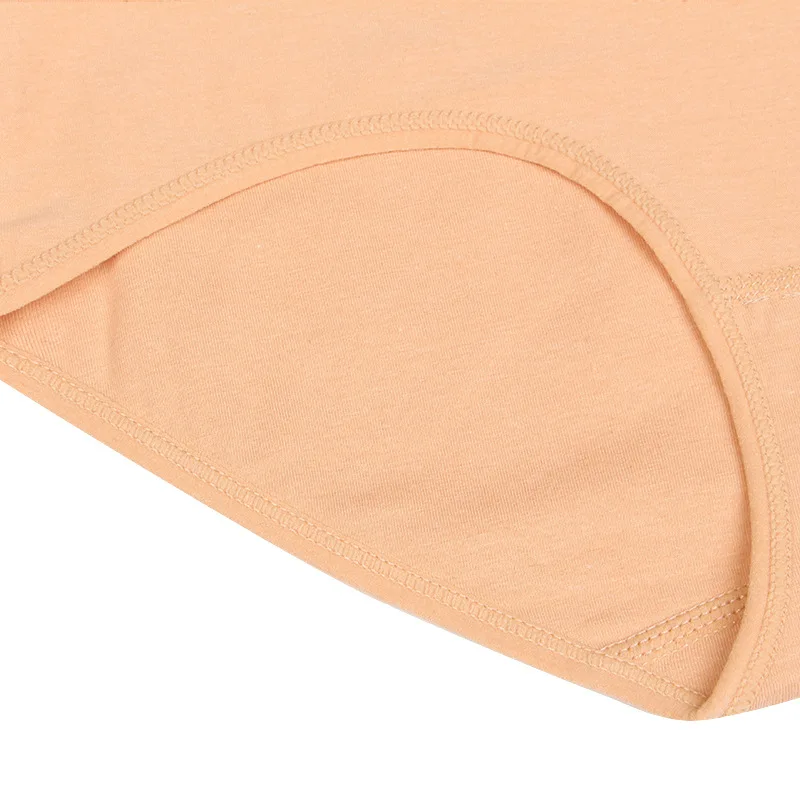 IZICFLY Лидер продаж Однотонные трусы размера плюс хлопковое женское нижнее белье с