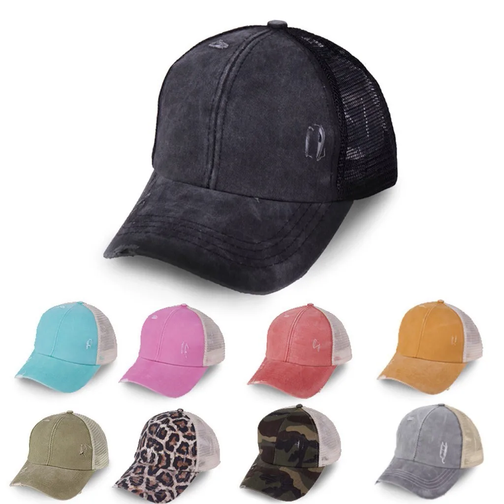 

Summer outdoor explosion sunscreen cap unisex solid color printing cap Bun head plain baseball shade neutral hat 50*