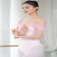 Ballet Dancing Costume Stage Performance Clothing Fashion Women Dance Clothing  Simple Design Cotton Sleeveless Elastic Jumpsuit