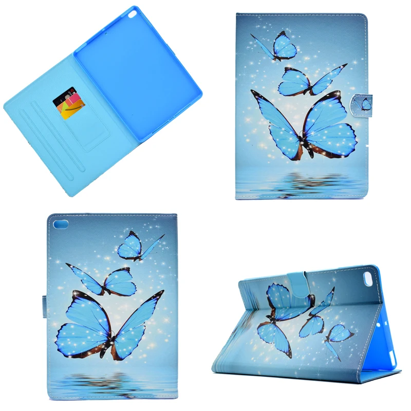 Мягкий чехол из ТПУ для iPad Air 2 2018 дюйма подставка с рисунком бабочки лошади