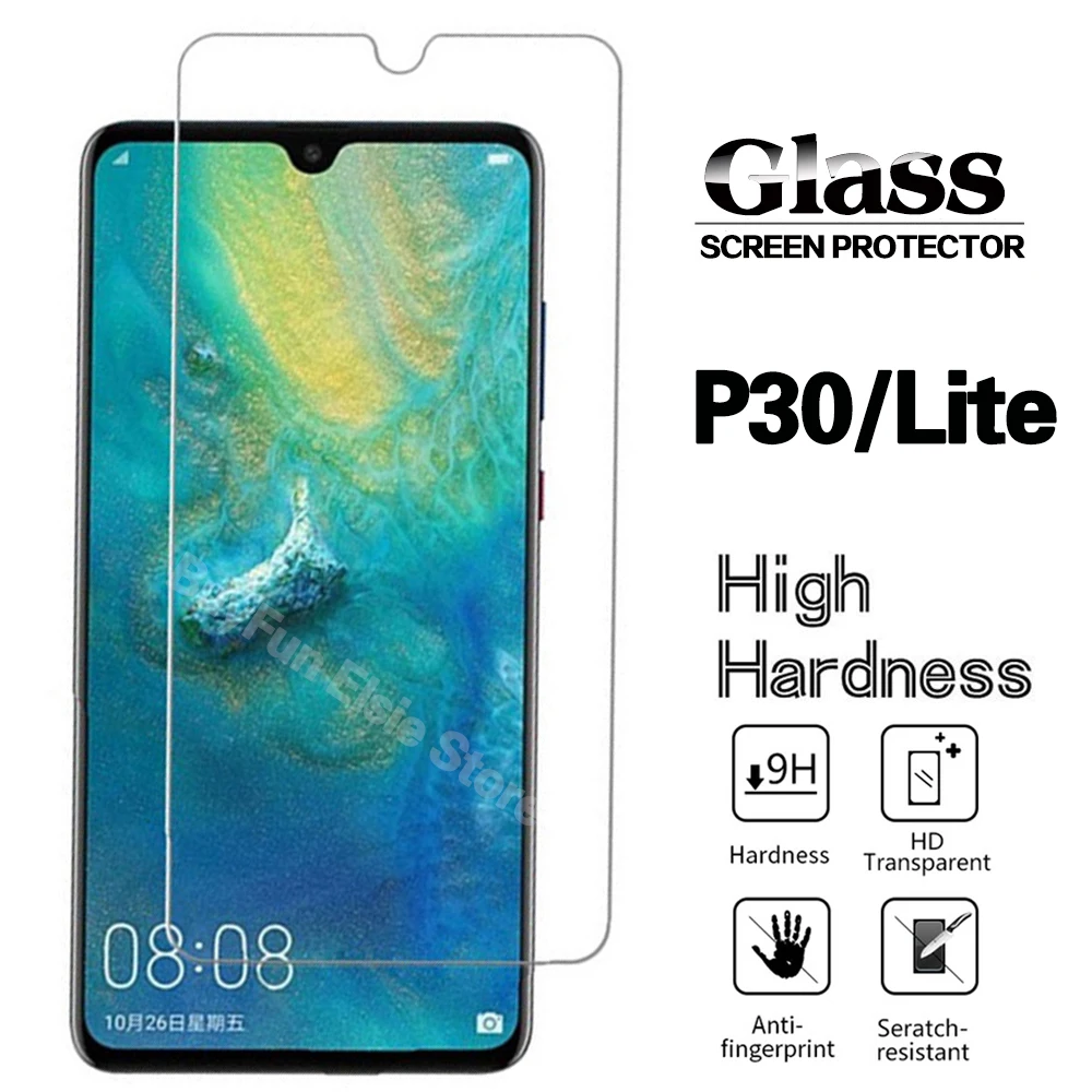Закаленное стекло для Huawei P30 Lite Защита экрана P 30 Light Honor 20s Защитное