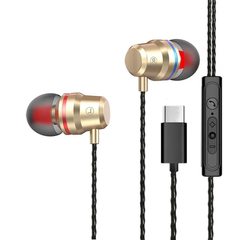 Высококачественные стереонаушники TypeC портативные наушники для ноутбука