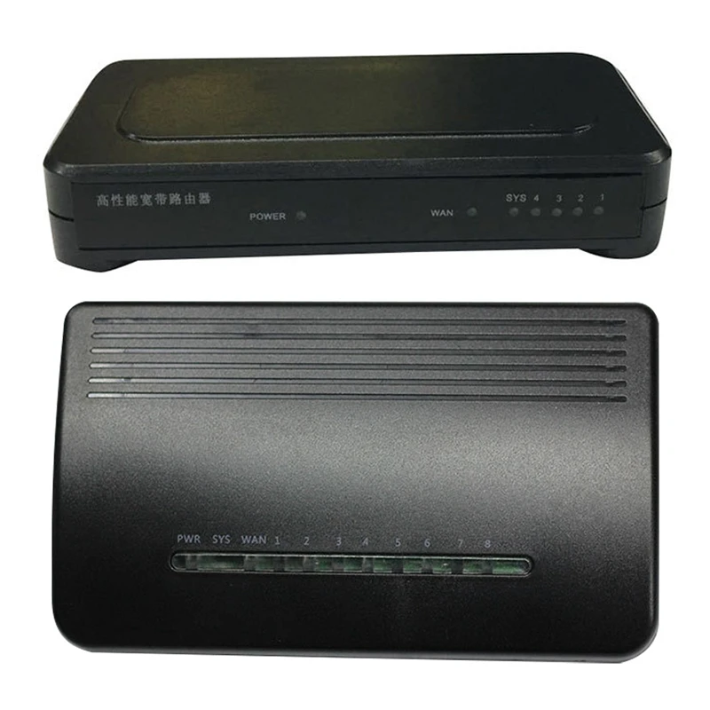 

100M Wired Router, Mini Network Splitter, Support Pppoe, Static Ip, Dynamic Ip, WAN Port, for Office Home