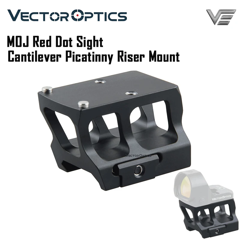 

Vector Optics Red Dot Scope Mini Sight Tactical Riser Picatinny 28mm 1.1" Saddle Height Profile For RD-36 RD-37 R.M.R Footprint