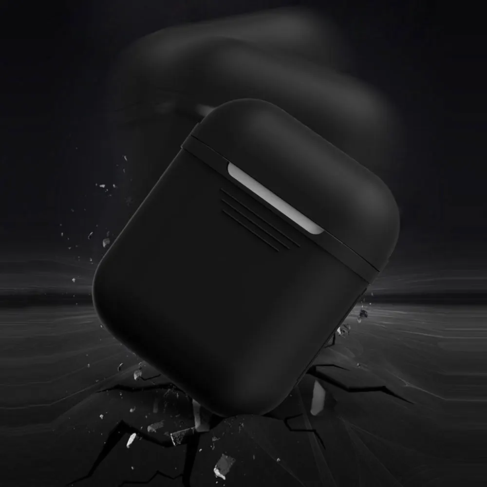Мягкий силиконовый чехол, наушники для Apple Airpods, Bluetooth, беспроводные наушники, коробка для телефона Air Pods, вкладыши наушников, сумка