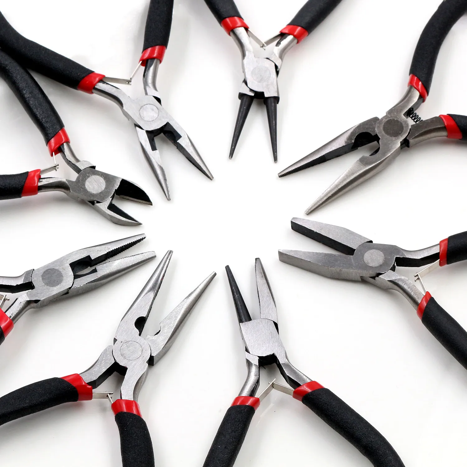

1 Piece Stainless Steel Needle Nose Pliers Jewelry Making Hand Tool Black 12.5cm