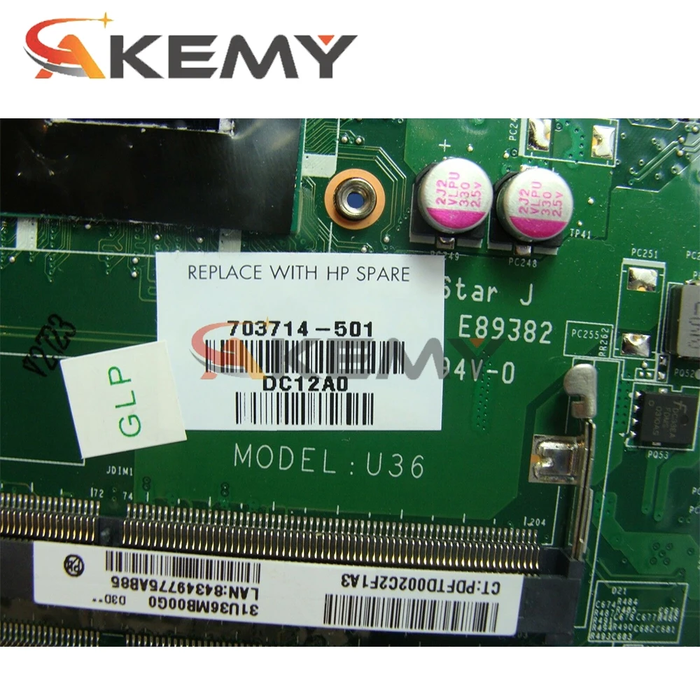 Новый оригинальный для HP 15-B материнская плата портативного компьютера с i3-2377M