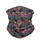 WHEREISART тропические Цветочные Пальмовые Листья дизайн шеи Gaiter Snood головной убор Maske бесшовные банданы трубка волшебный шарф для мужчин и женщин