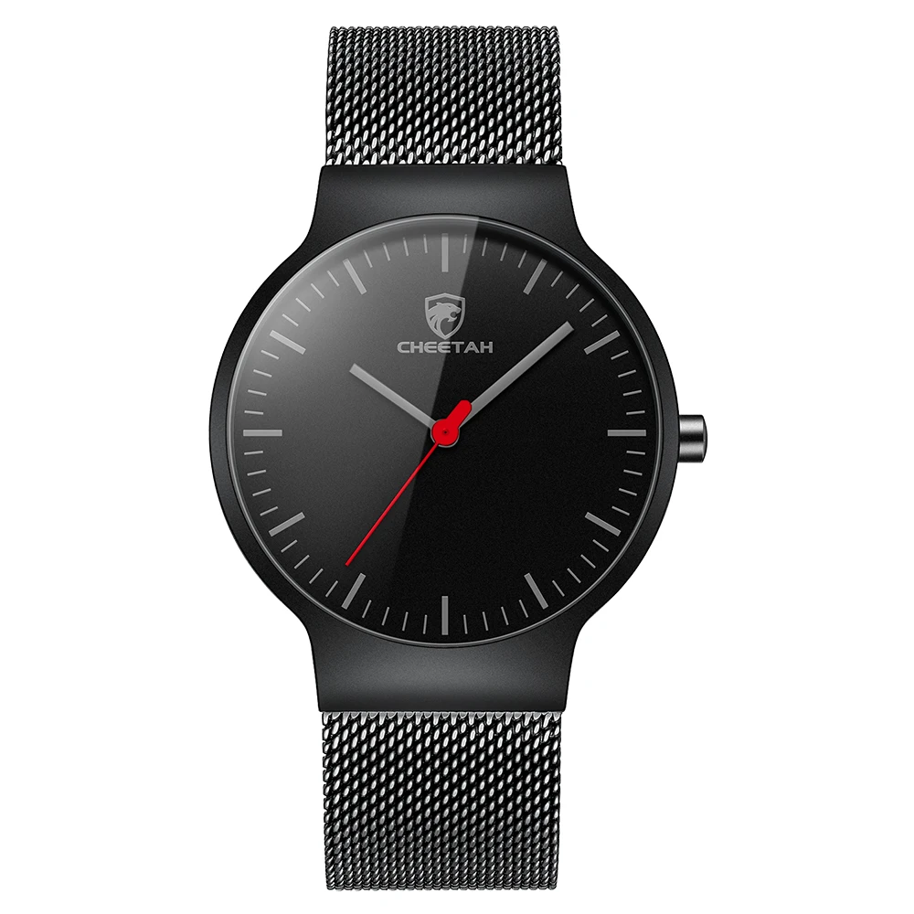 

Men Watch CHEETAH Men's Fashion Simple Quartz Watches Top Brand Luxury Stainless Steel Waterproof Wristwatch Relogio Masculino