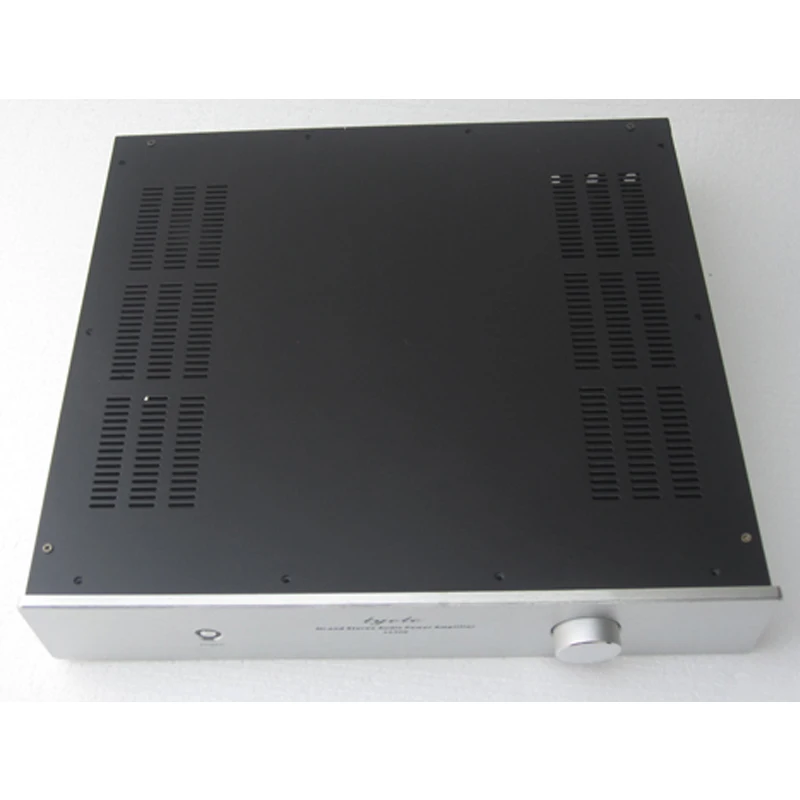 

430*80*380mm A4308 Aluminum Panel Amplifier Chassis Box House DIY Enclosure With Knob Screw Amplifier Case Shell