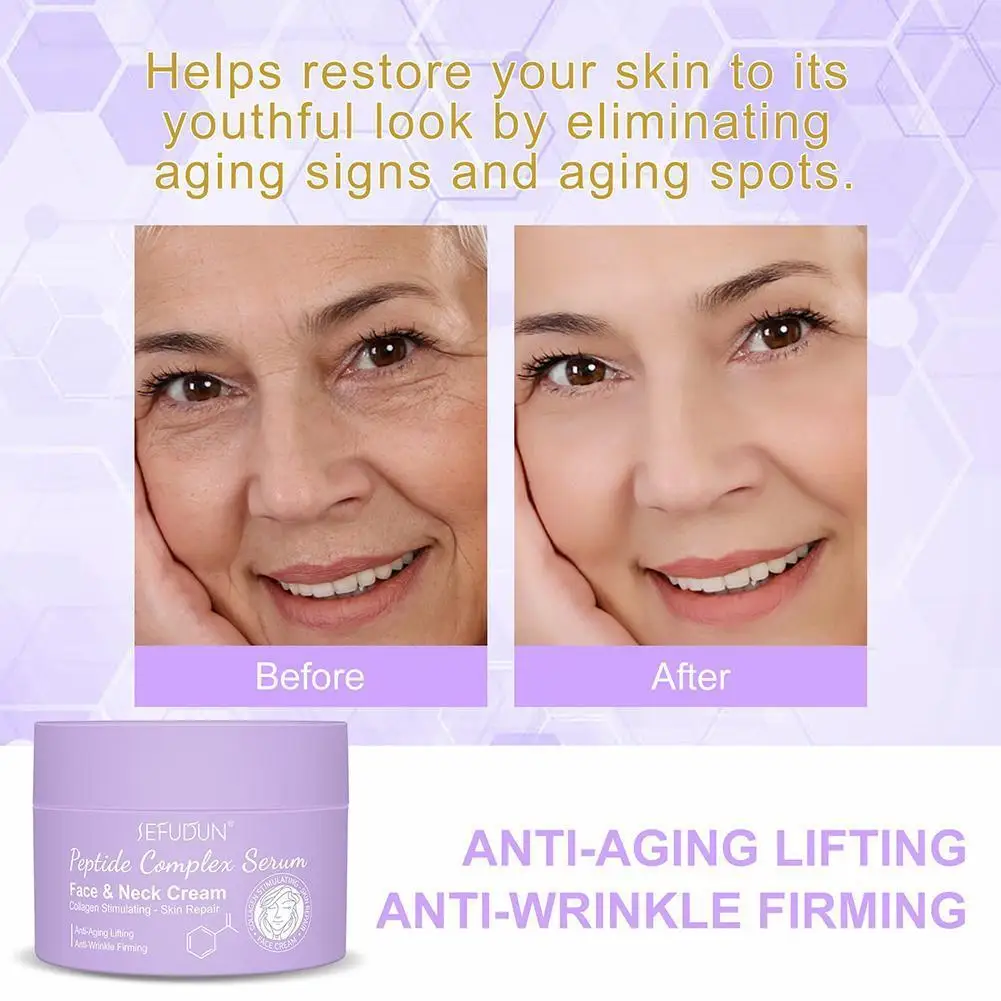 

30g Peptide Complex Serum Face Cream Collegan Stimulating Aging Lifting Skin Care Cream Firming Anti Repair P8X4