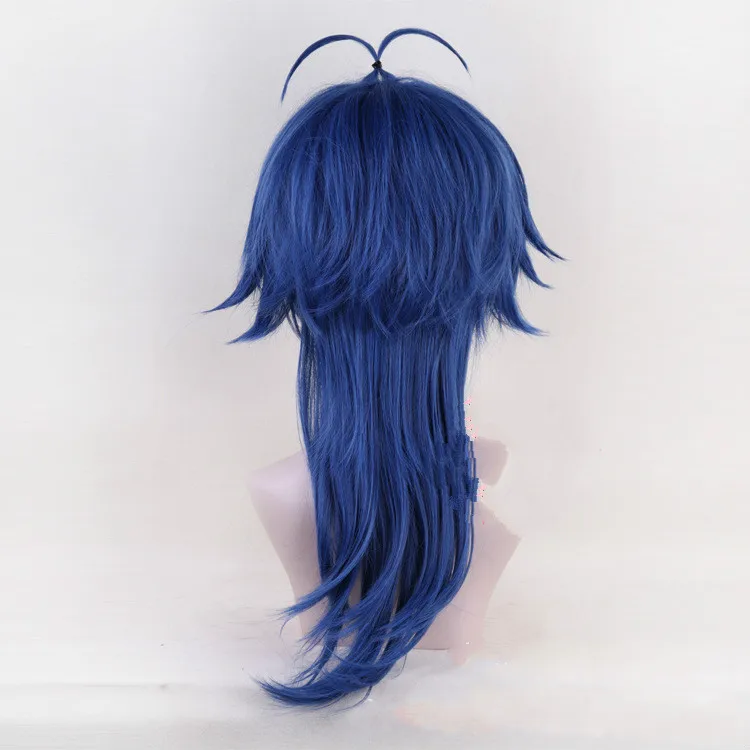 Division Rap Battle DRB Cosplay Wig Dead or Alive Blue Long Straight Adult Hair+ Free Cap | Тематическая одежда и униформа