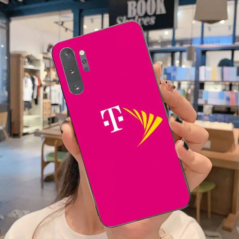 Милый блестящий чехол для мобильного телефона с логотипом t Samsung Note 7 8 9 10 pro Galaxy J7 J8