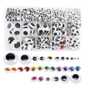 50-600Pcs Self-Adhesive Googly Eyes For Scrapbooking Crafts Projects DIY  Dolls Accessories Eyes Handmade Toys Art Supplies