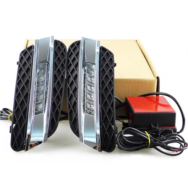 1 пара автомобильный левый и правый передний светодиодный дневный ходовой