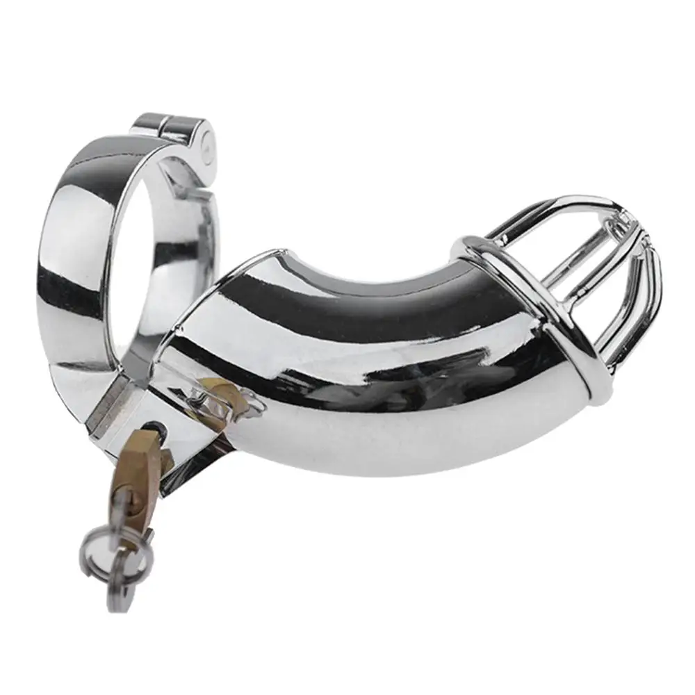 Prastical мужской замок из нержавеющей стали Пояс верности кольцо петуха клетка