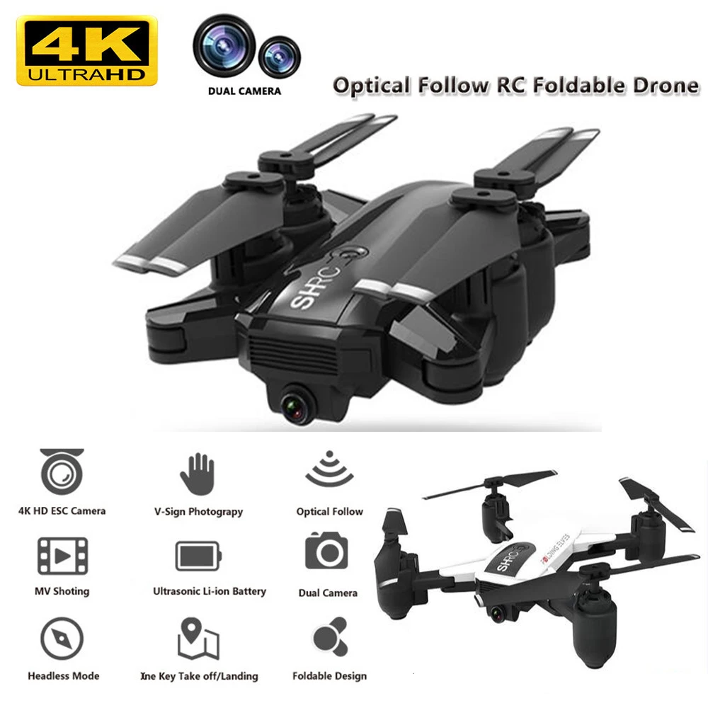 Профессиональный wifi FPV с 4K камерой широкоугольный HD режим удержания складной рычаг RC Квадрокоптер Дрон X Pro RTF Дрон для подарка