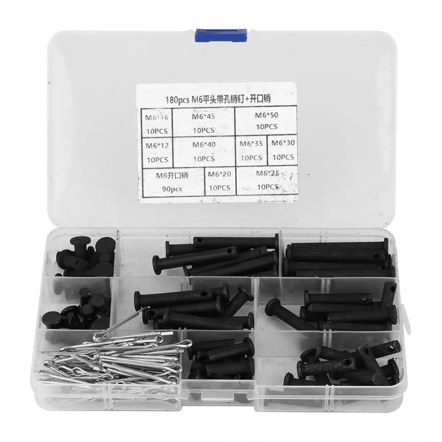 

Штифт с отверстием, плоская головка M6, 90 шт. + штифт с отверстием, аксессуары для установки креплений, 2019-2020