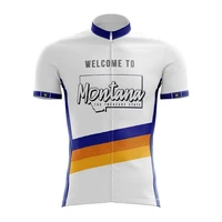 montana cycling jersey unisex short sleeve cycling jersey clothing apparel quick dry moisture wicking cycling sports