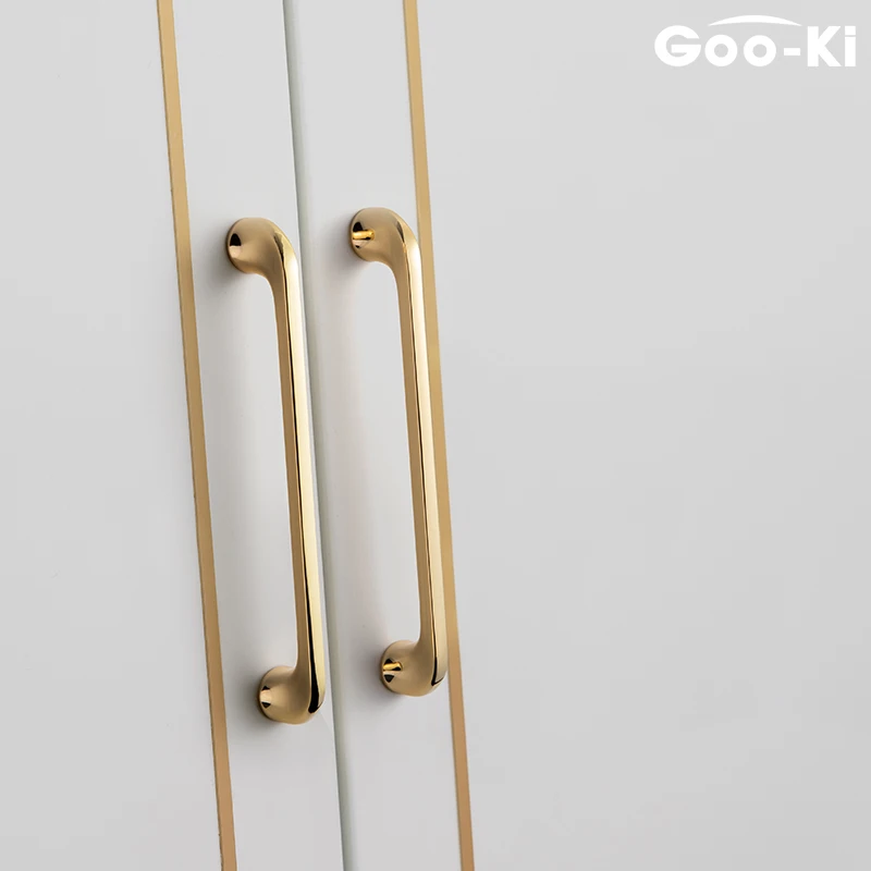 Розового цвета из коллекции Ki Яркий Золотой тянуть ручки шкафа Кухня дверные