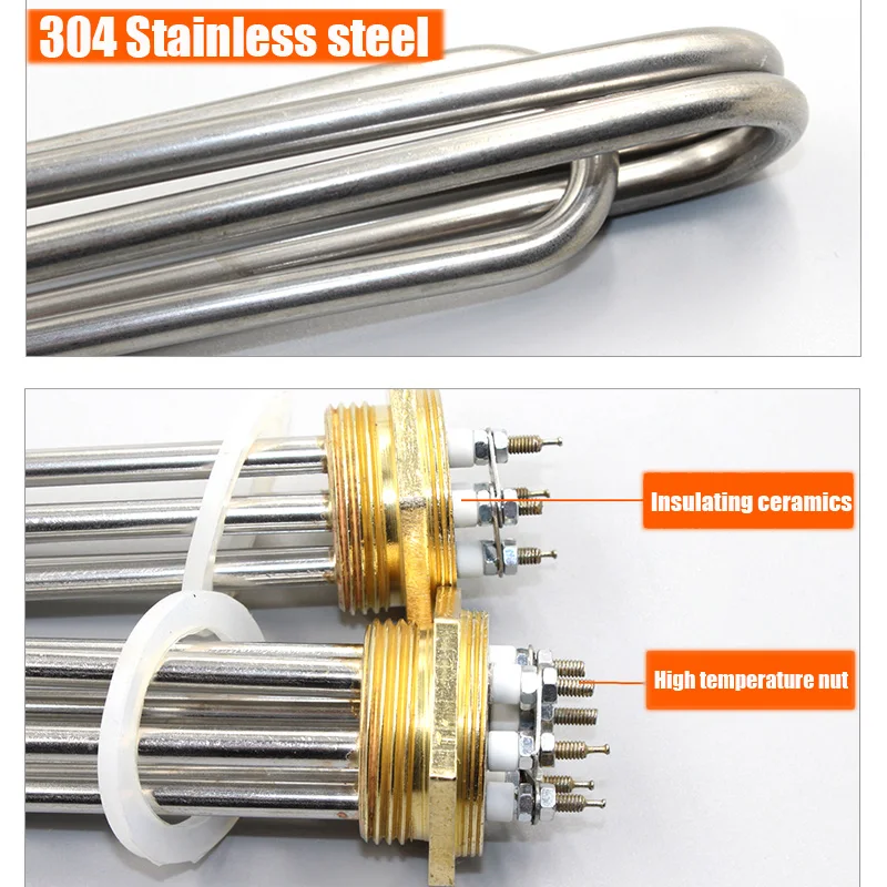 Нагревательная труба DN40 для резервуара воды сменный водонагреватель