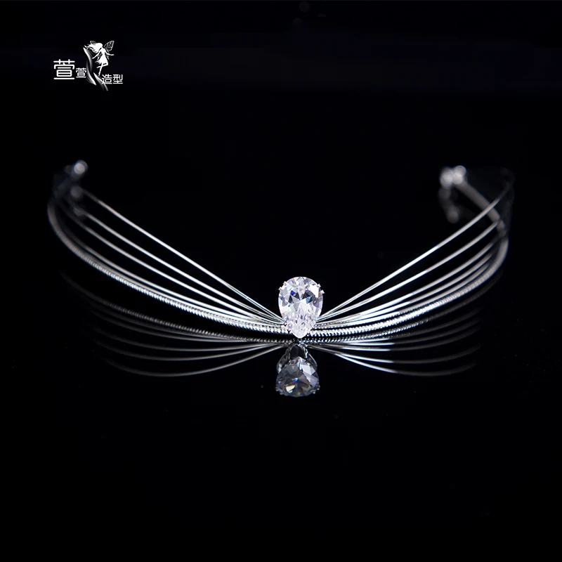 Короны и диадемы кристалл невесты свадебные королевские короны для женщин