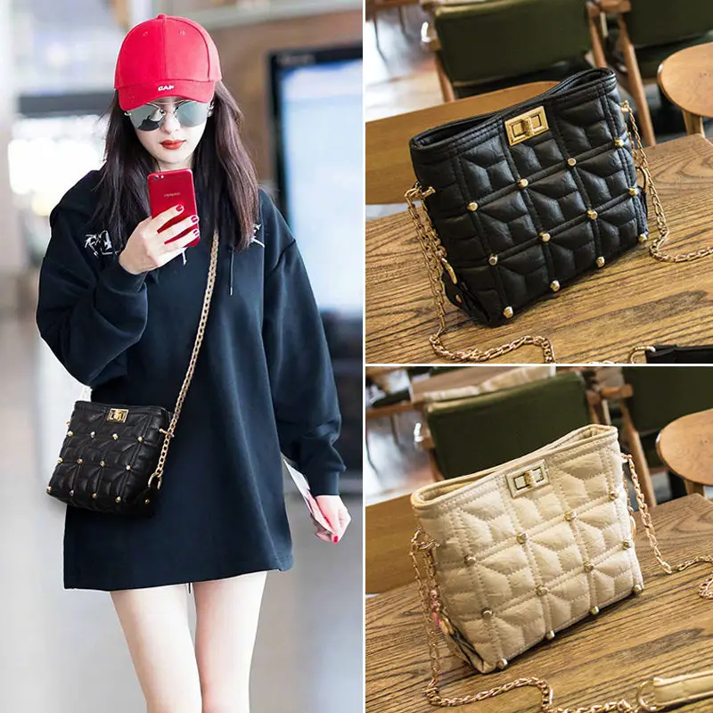 

Mini Bag Female 2021 New Chain One Shoulder Messenger Bag Chest Bag Designer Brand Fashion Simple Bag
