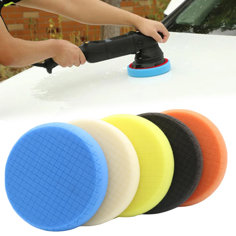 5Pcs/Set Car Polishing Pad Kits 6-Inch Sponge Wheel Waxing Auto | Автомобили и мотоциклы